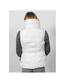 Doudoune sans manche mary blanc femme - Angele Sportswear