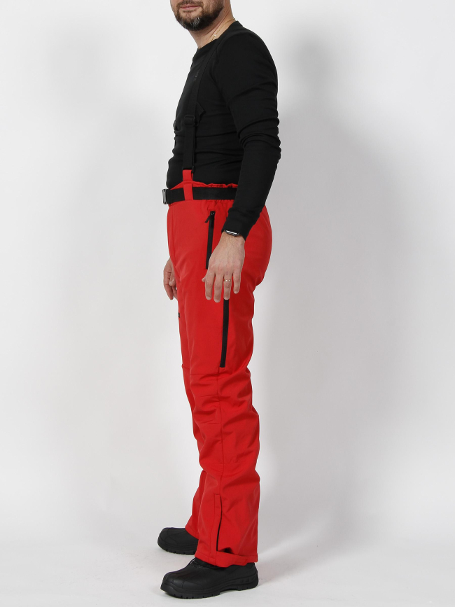 Pantalon de ski unosoft rouge homme - Eldera Sportswear