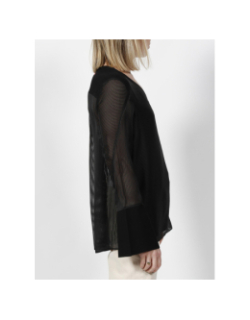 Blouse fluide blusa noir femme - Armani Exchange