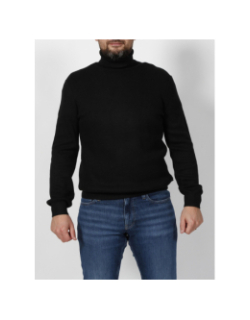 Pull texture uni noir homme - Armani Exchange