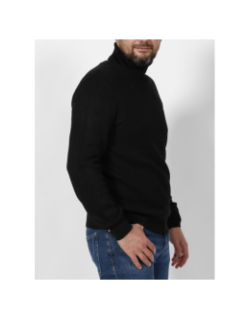Pull texture uni noir homme - Armani Exchange