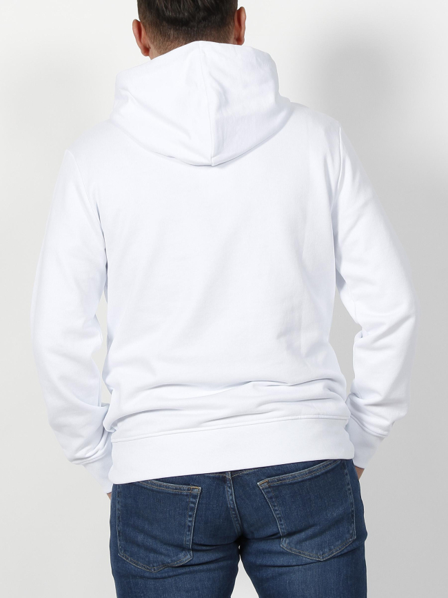 Sweat à capuche felpa blanc homme - Armani Exchange