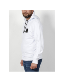 Sweat à capuche felpa blanc homme - Armani Exchange