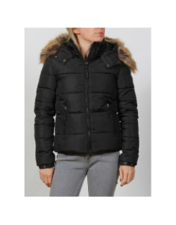 Doudoune code fuji luxe noir femme - Superdry