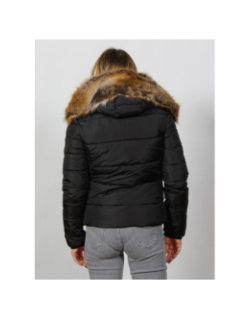 Doudoune code fuji luxe noir femme - Superdry