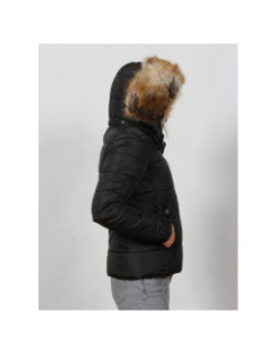 Doudoune code fuji luxe noir femme - Superdry