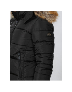 Doudoune code fuji luxe noir femme - Superdry