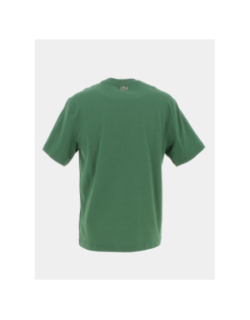 T-shirt imprimés logo rond vert homme - Lacoste