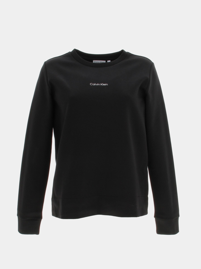 Sweat micro logo noir femme - Calvin Klein