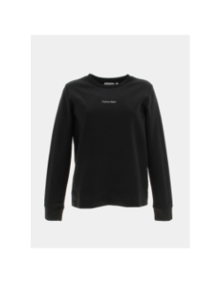 Sweat micro logo noir femme - Calvin Klein