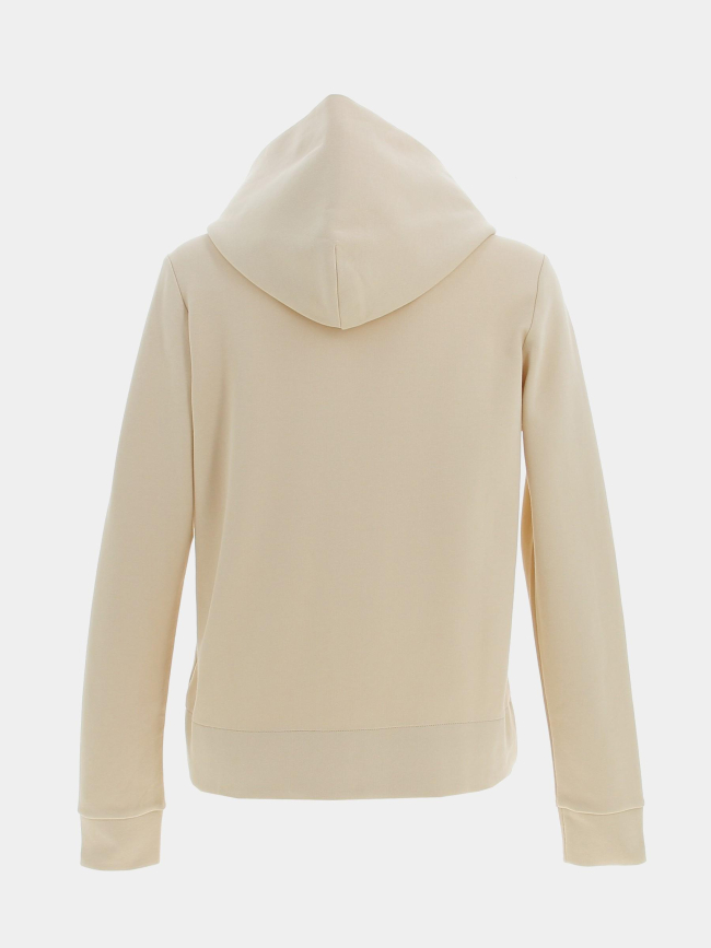 Sweat à capuche micro logo beige femme - Calvin Klein