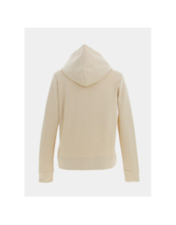 Sweat à capuche micro logo beige femme - Calvin Klein