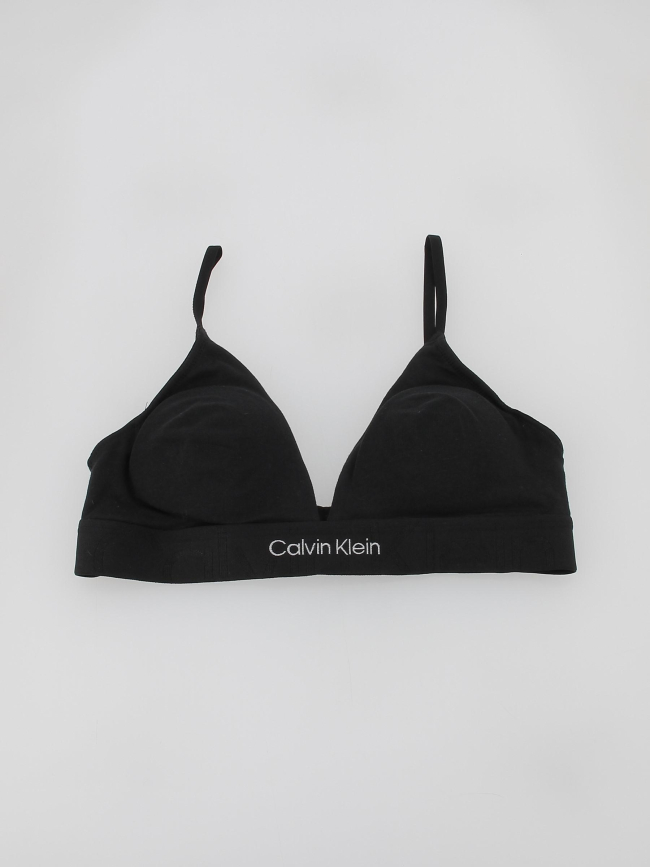 Soutien-gorge triangle noir femme - Calvin Klein