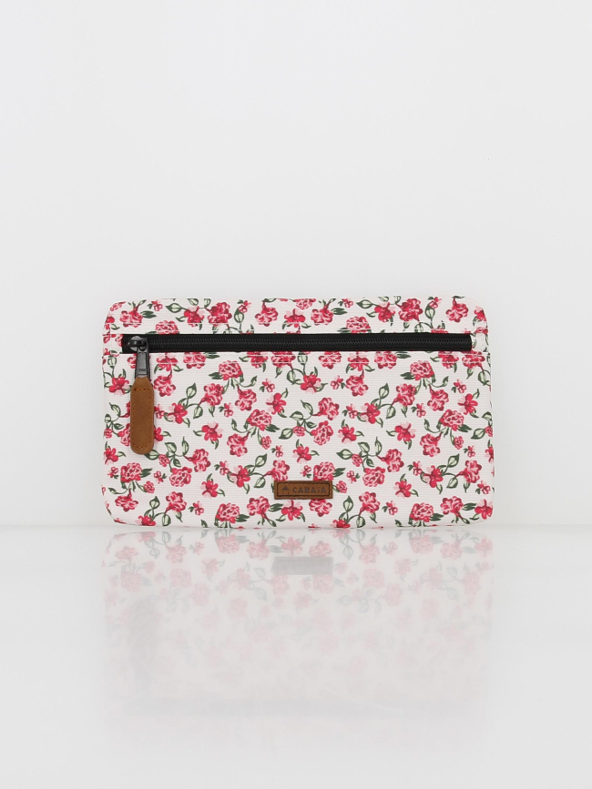 Pochette oxford street blanc/rose - Cabaïa