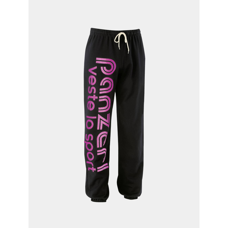 Jogging uni H noir/fuchsia - Panzeri