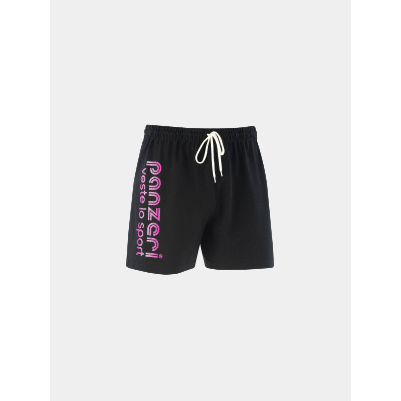 Short uni A noir/fuschia - Panzeri