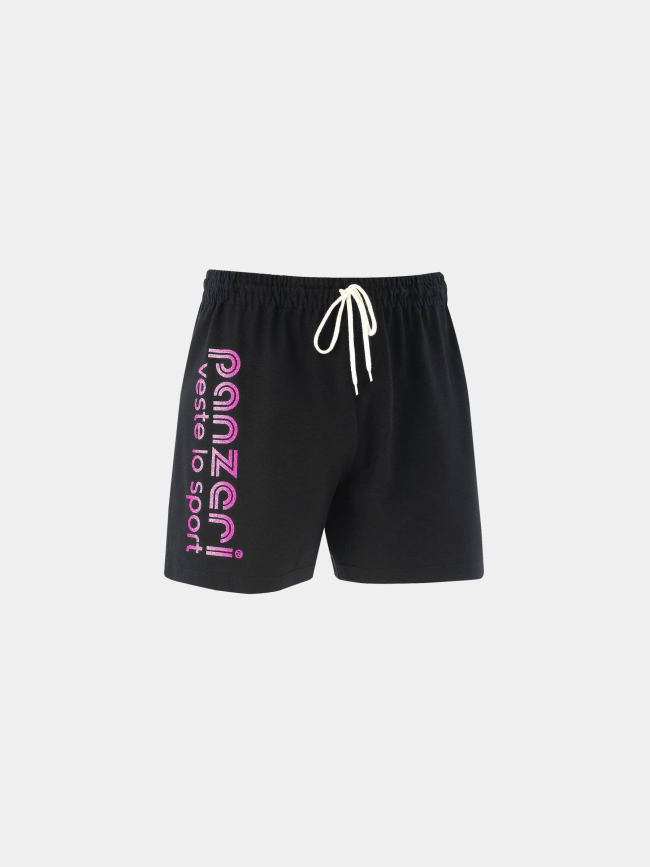 Short uni A noir/fuschia - Panzeri