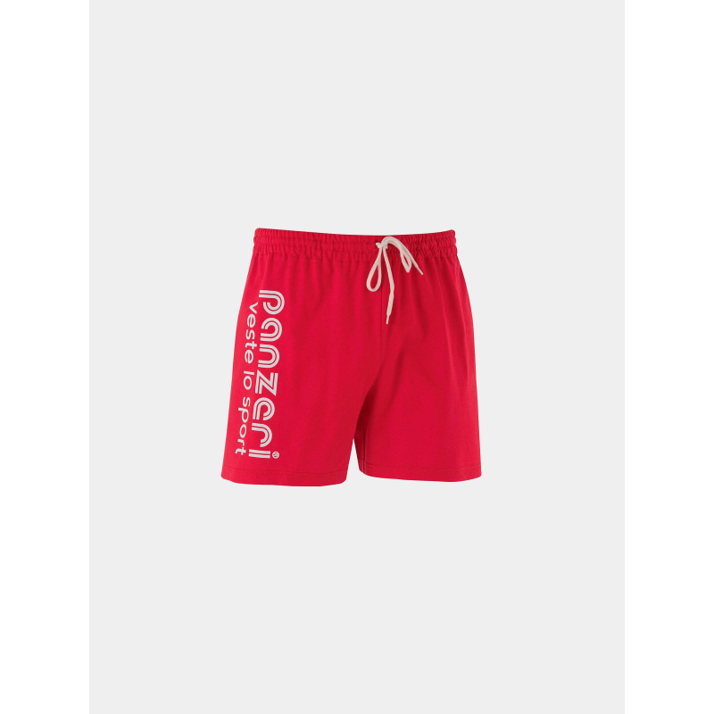 Short uni A rouge/blanc - Panzeri