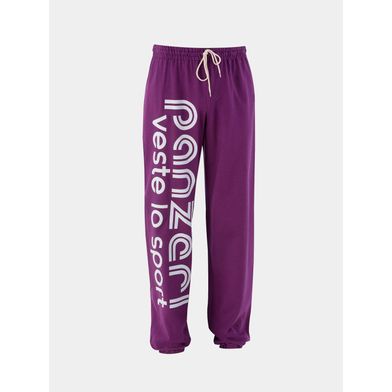 Jogging uni H violet/blanc - Panzeri