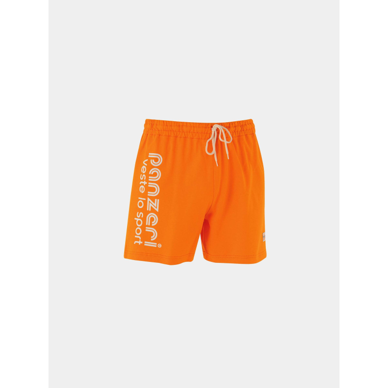 Short uni A orange/blanc - Panzeri