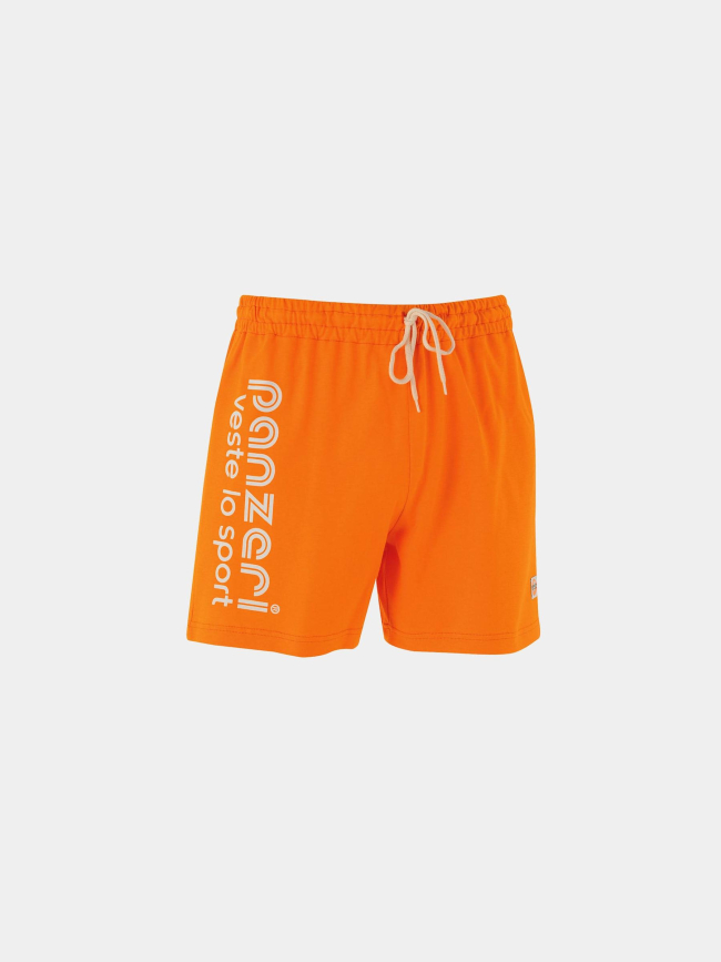 Short uni A orange/blanc - Panzeri