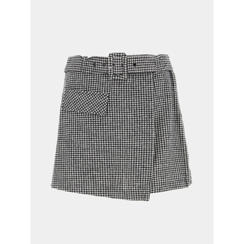 Jupe-short à carreaux beauty noir femme - Only