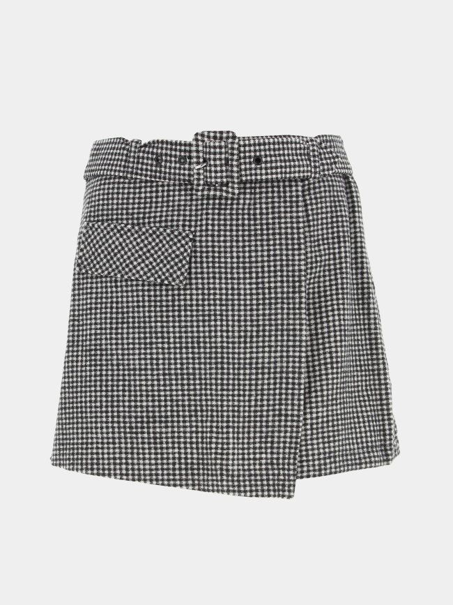 Jupe-short à carreaux beauty noir femme - Only