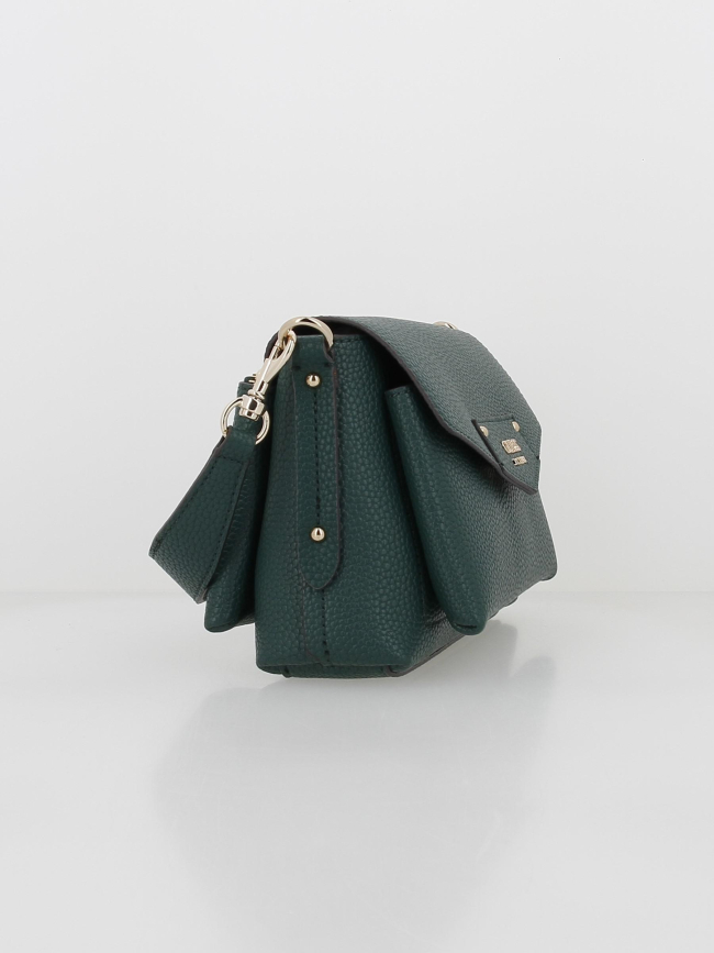 Sac bandoulière eco brenton flap vert femme - Guess