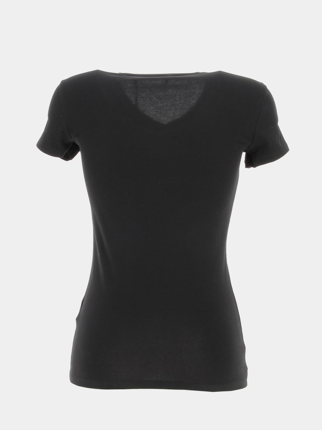 T-shirt strass trine noir femme - Guess