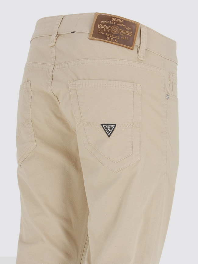 Pantalon chino miami beige homme - Guess