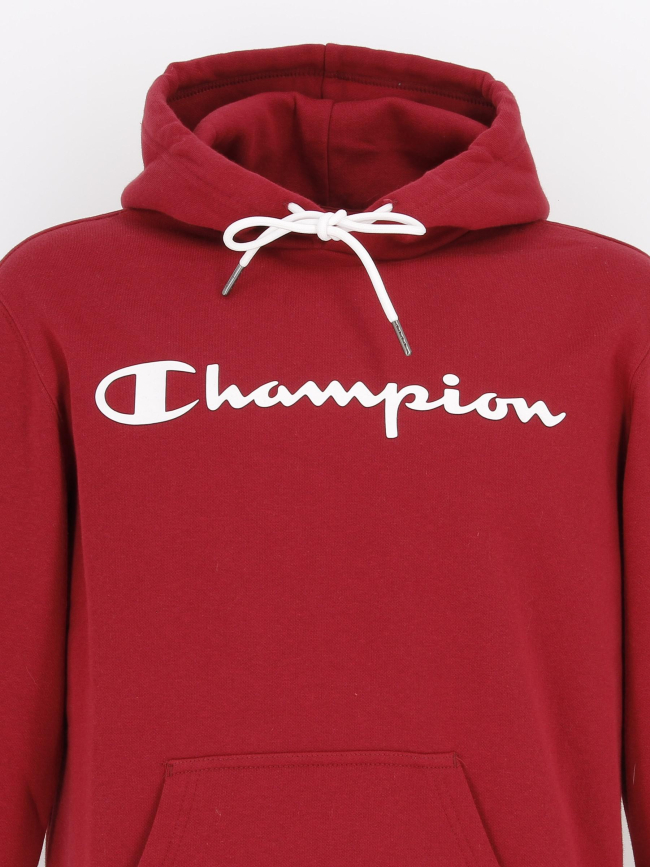 Sweat à capuche hooded bordeaux homme - Champion