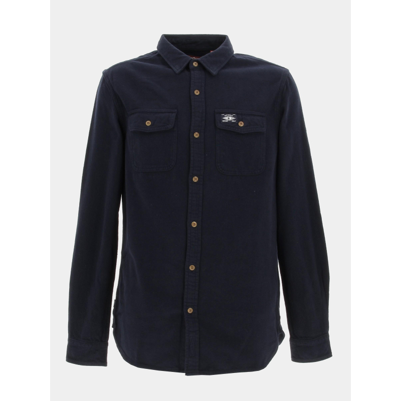 Chemise vintage trailsman bleu marine homme - Superdry