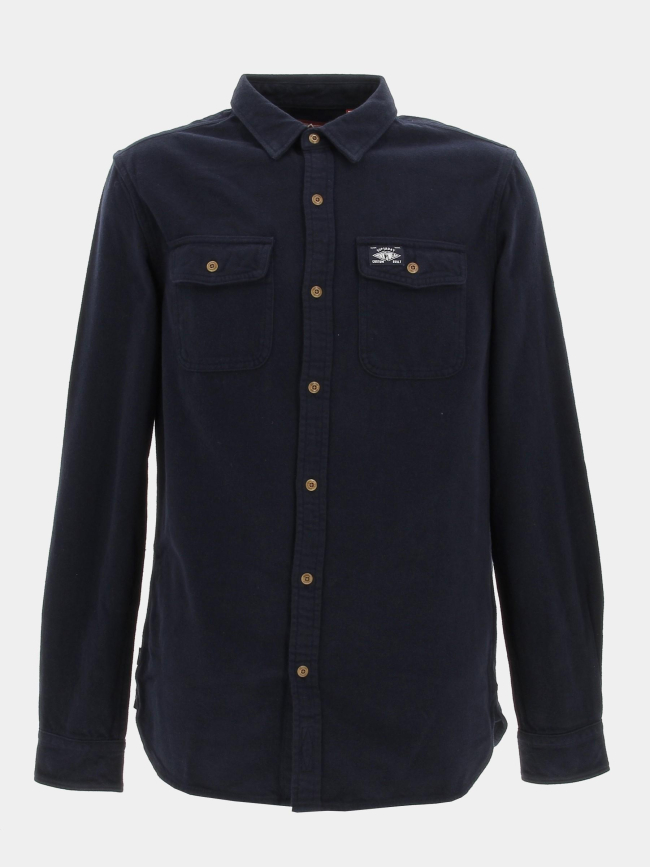 Chemise vintage trailsman bleu marine homme - Superdry