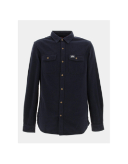 Chemise vintage trailsman bleu marine homme - Superdry