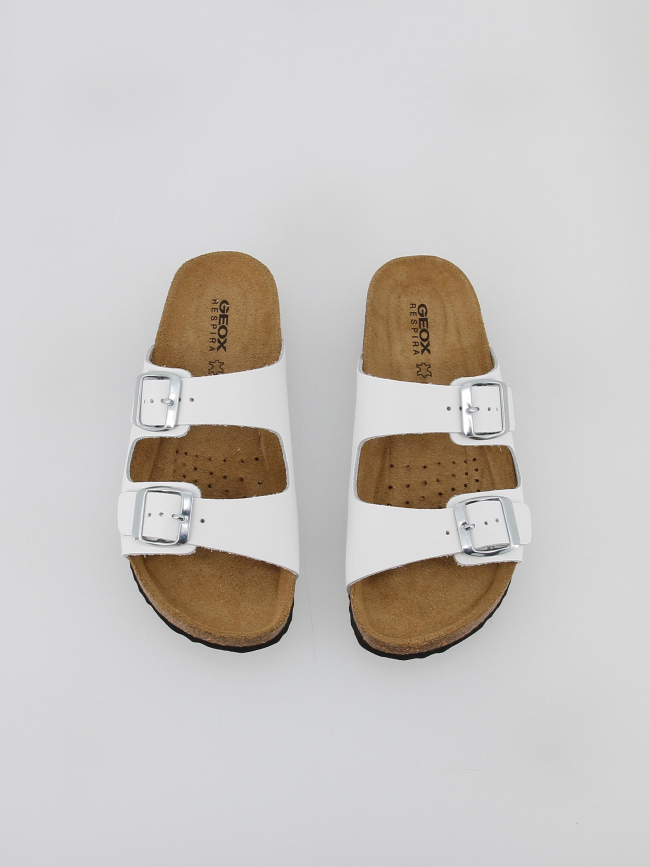 Mules brionia vitello blanc femme - Geox