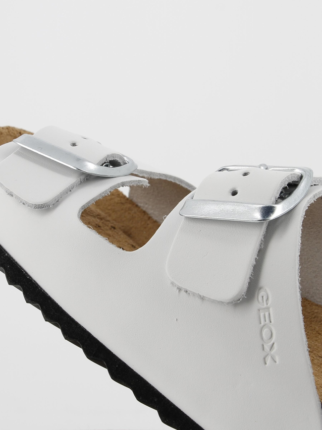 Mules brionia vitello blanc femme - Geox