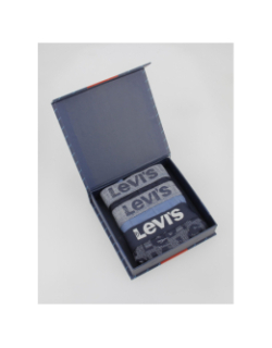 Coffret 3 boxers denim bleu marine homme - Levi's