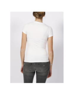 T-shirt strass trine blanc femme - Guess