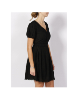 Robe à pois relief sofia noir femme - Guess