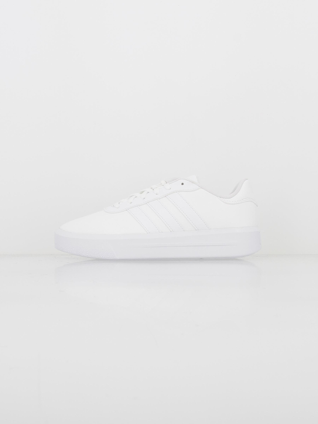 Baskets court platform blanc femme - Adidas