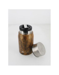 Lunch box inox 700 ml wood marron - Les Artistes