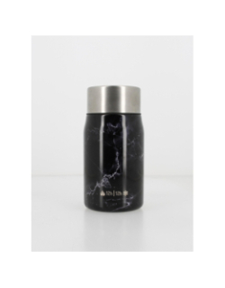 Lunch box inox 700ml marble noir - Les Artistes