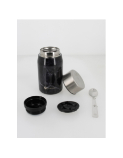 Lunch box inox 700ml marble noir - Les Artistes