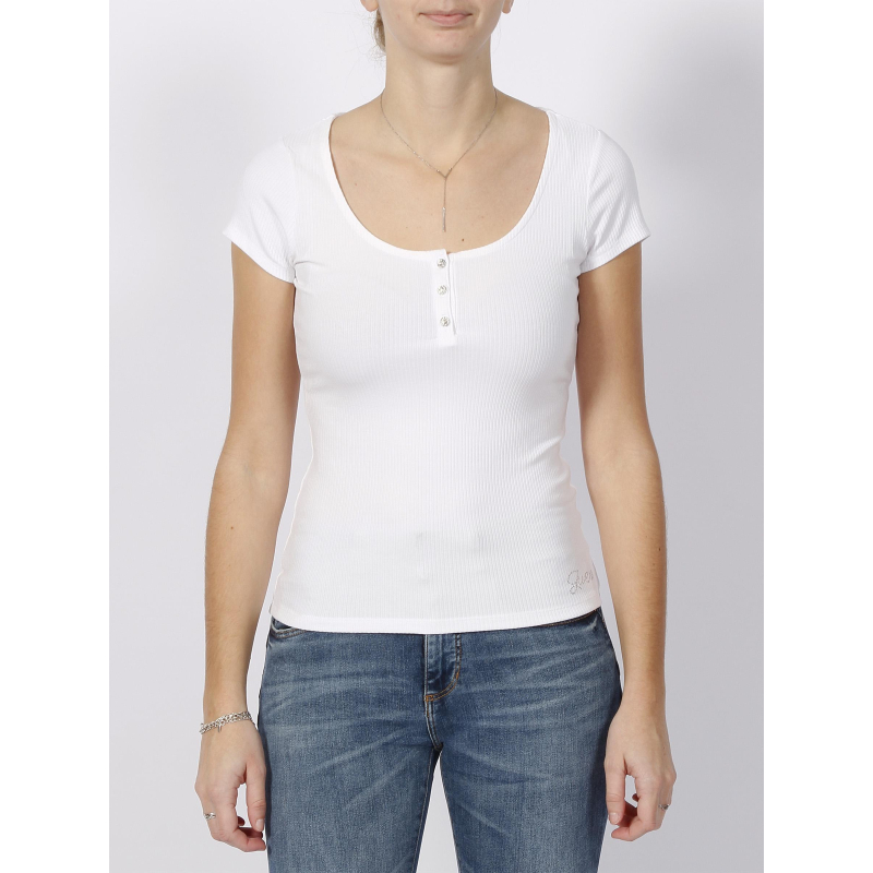 T-shirt karlee jewel blanc femme - Guess