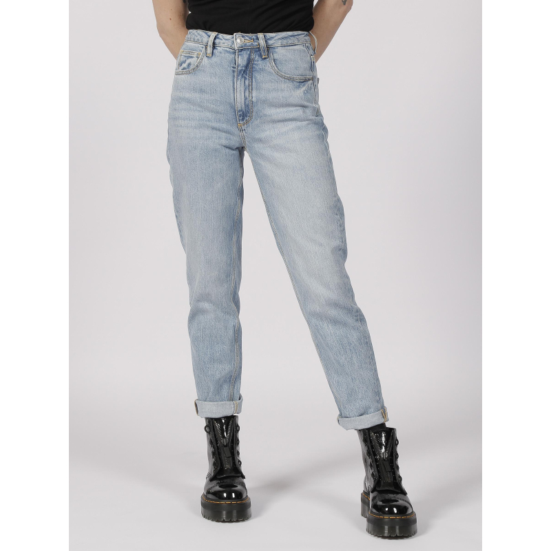 Jean mom bleu clair femme - Guess