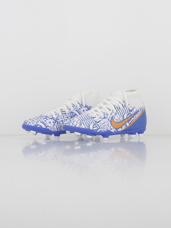 Chaussures de football superfly cr7 bleu enfant - Nike