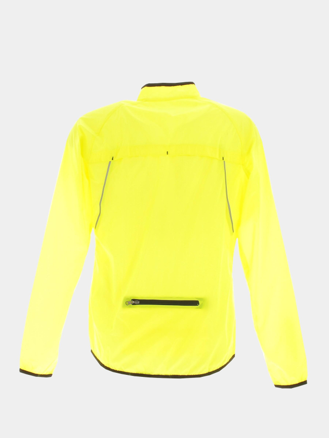 Veste de pluie authentic visibilité jaune fluo - Mizuno