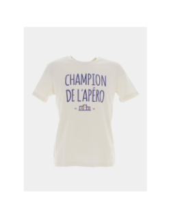 T-shirt apéro blanc homme - Monsieur T-shirt