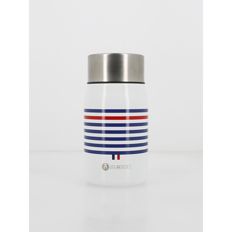 Lunch box inox 700ml sailor blanc/bleu - Les Artistes