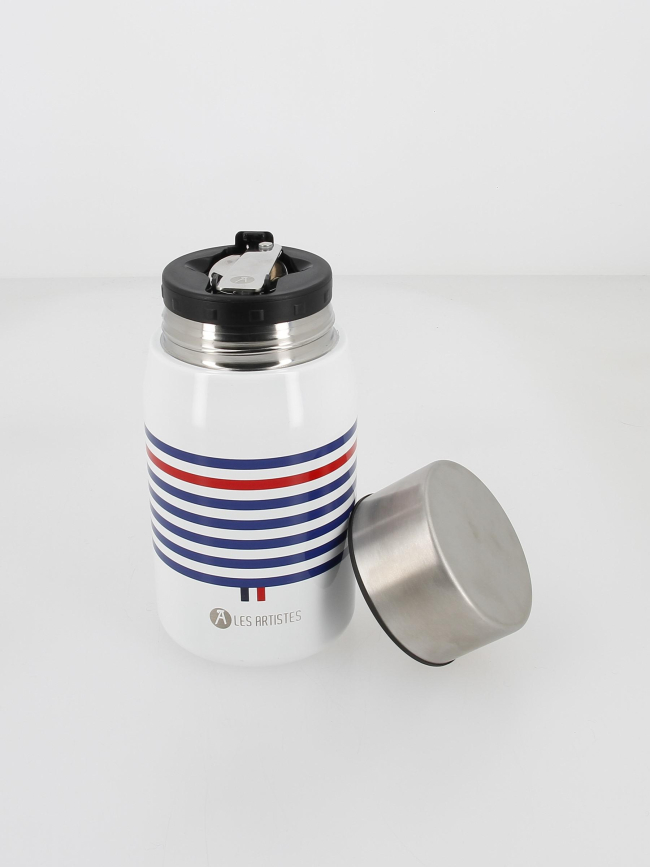 Lunch box inox 700ml sailor blanc/bleu - Les Artistes